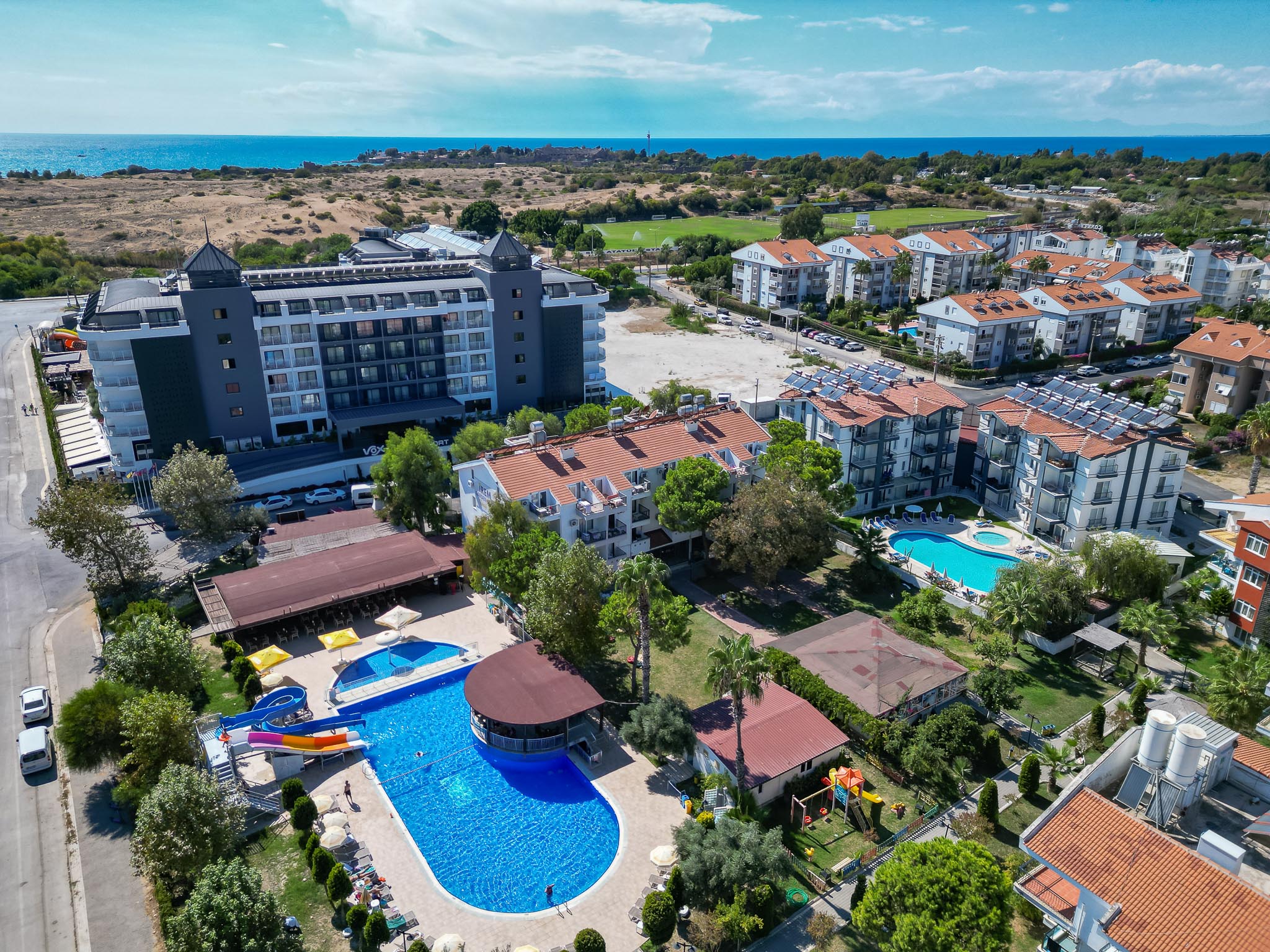 Bahçe ve yürüyüş alanları